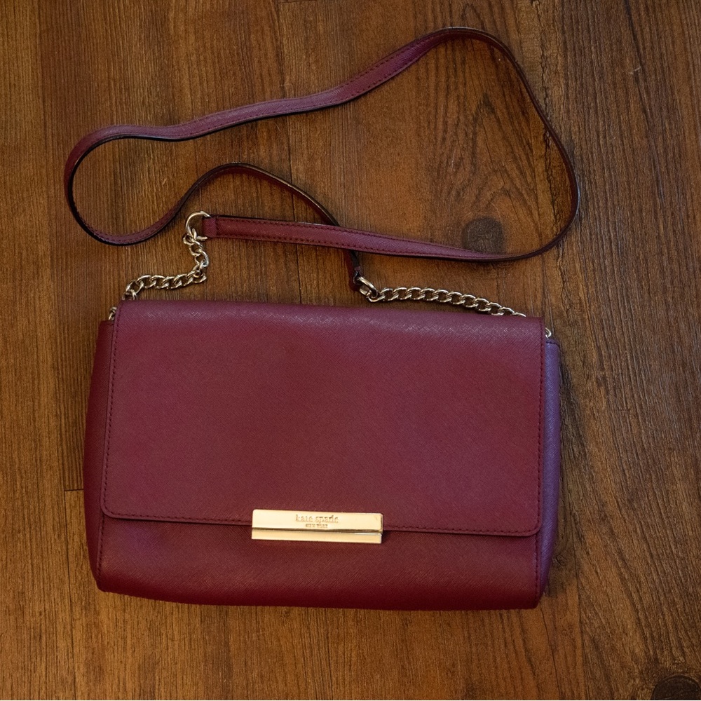 Kate Spade maroon Crossbody bag